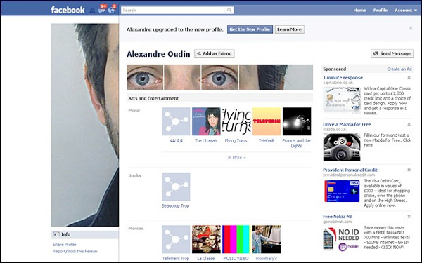 Hack de fotos no perfil do Facebook