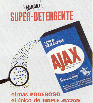 Antigo comercial do lava-roupas Ajax