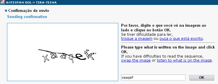 AntiSpam UOL Tentativa 3