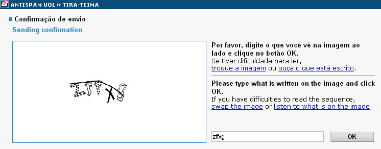 AntiSpam UOL Tentativa 4