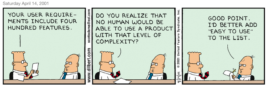 Dilbert easy to use