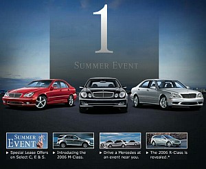 Submenus detonam simetria da Mercedes