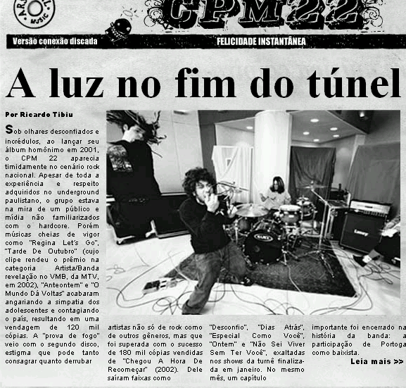 A metfora de jornal  levada ao p da letra