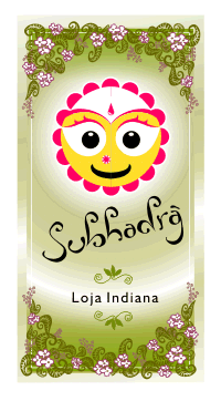 Logomarca da loja indiana Subhadra