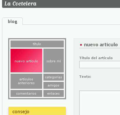 Manipulação direta no blog
