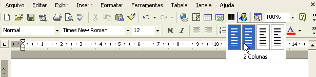 Office 2000 formatando colunas