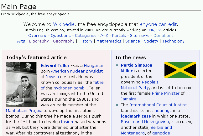Wikipedia em Inglês