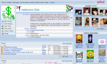 orkut: Comunidade Freelancers Web