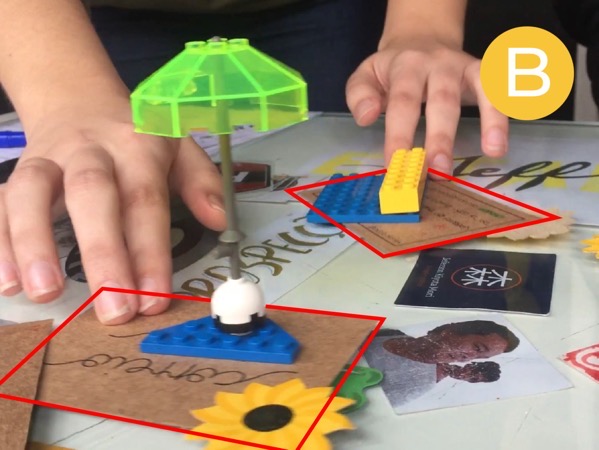 Materialidade no Codesign: Análise interacional de um experimento com blocos de montar